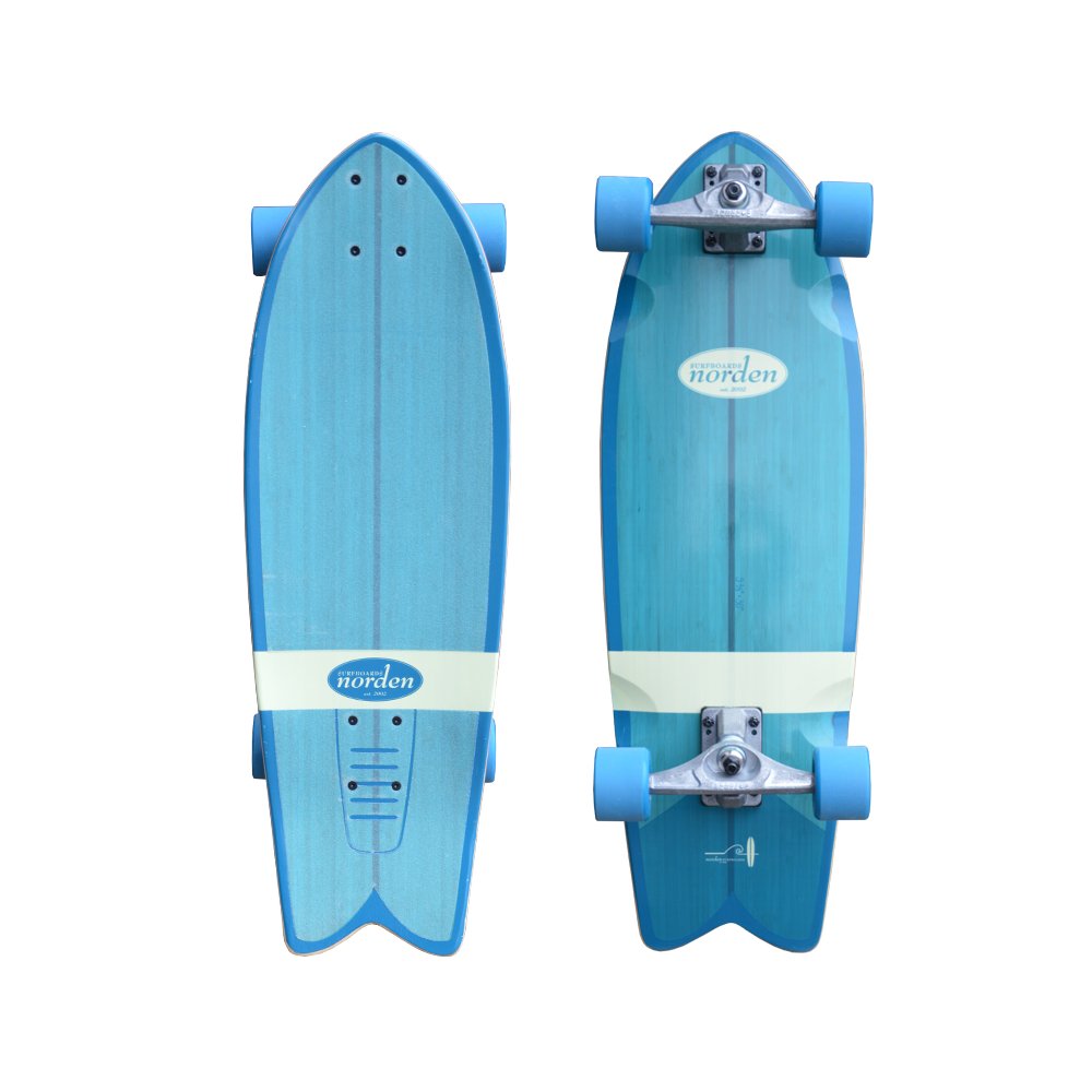 Norden Surf Skate Board, blau
