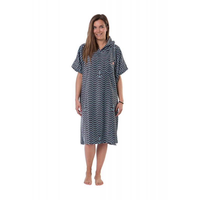 After Essentials Poncho Waves, anthra